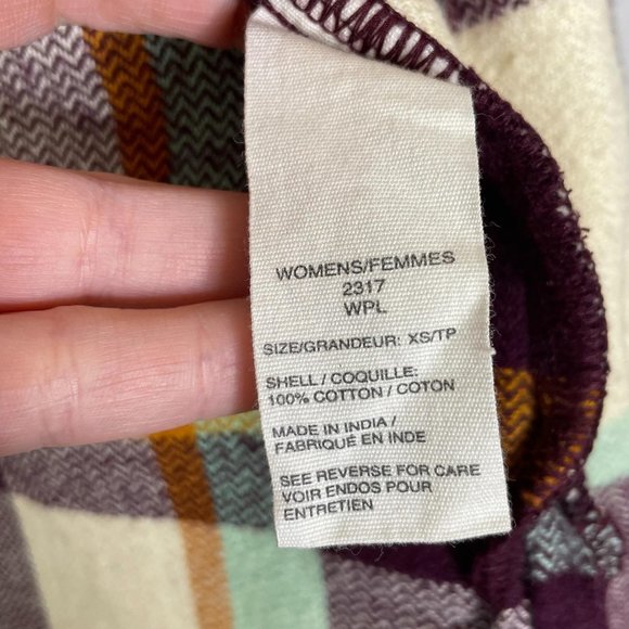 Woolrich Plaid Shirt Jacket Cotton Flannel Size XS - Picture 7 of 10